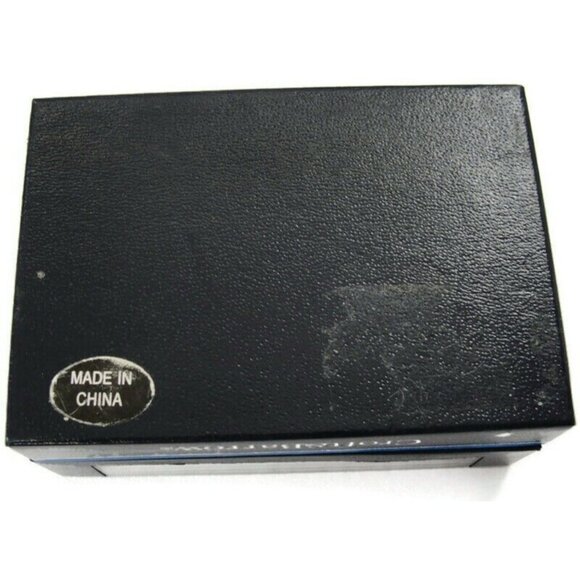 Croft & Barrow Cufflinks Silver Tone Wedding Tux Vintage IOB - Picture 5 of 16